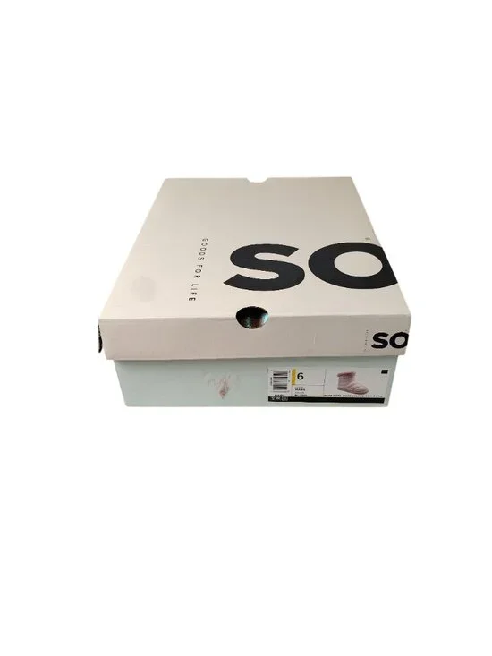 SO Mars Big Girls Blush Iridescent Quilted Boot W/ Faux Fur Trim Size 6 - Picture 3 of 11